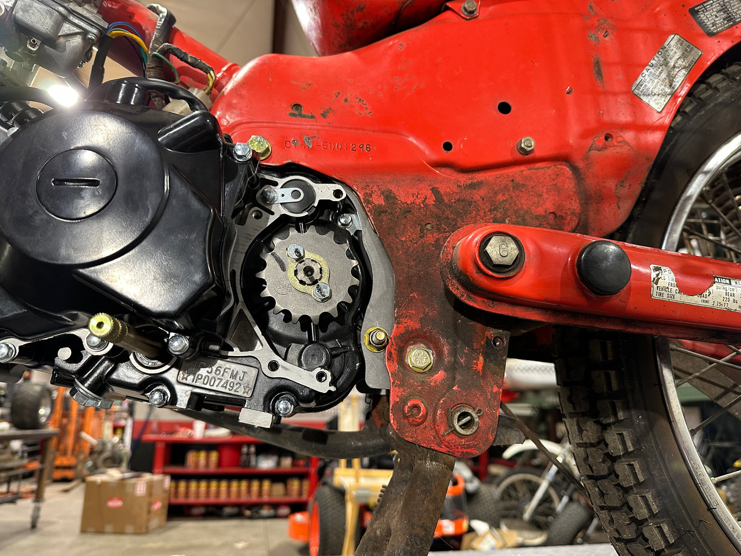 Honda CT90 Pit Bike Engine Adapter Kit