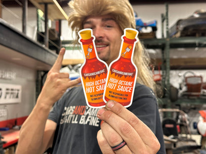 High Octane Hot Sauce Sticker (2 Pack)